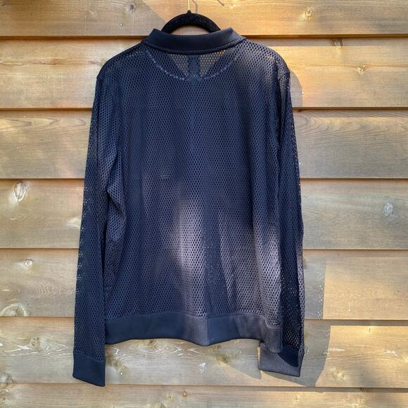 Victoria Sport black mesh long sleeve zip up jacket - Picture 5 of 7